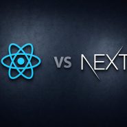 React vs Next.js logo comparaison rendu serveur