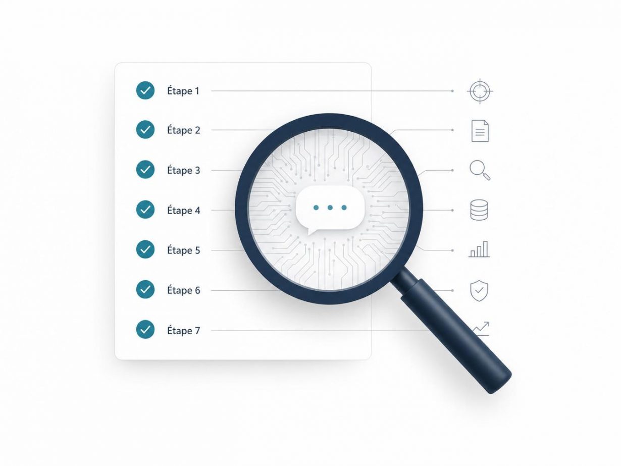 Loupe sur checklist numérique et circuits IA