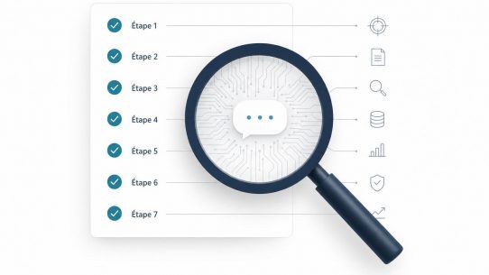 Loupe sur checklist numérique et circuits IA